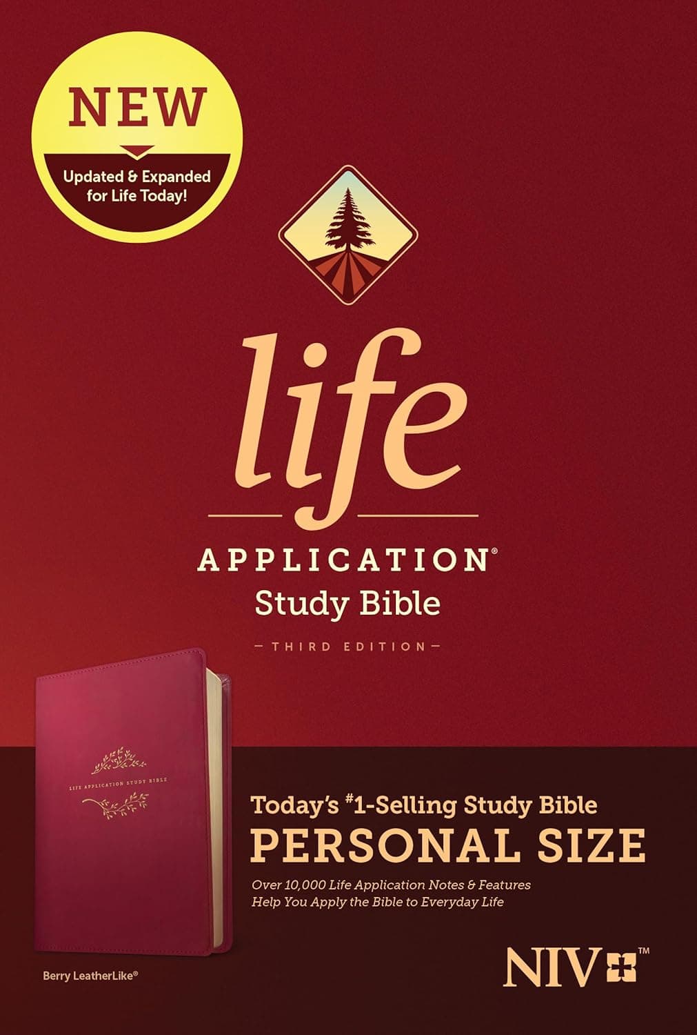 NIV Life Application Study Bible by Tyndale House Publishers — English